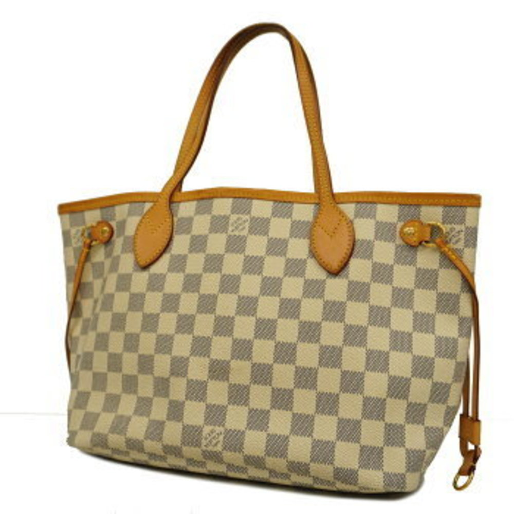 Louis Vuitton Damier Azur Neverfull PM Tote Bag